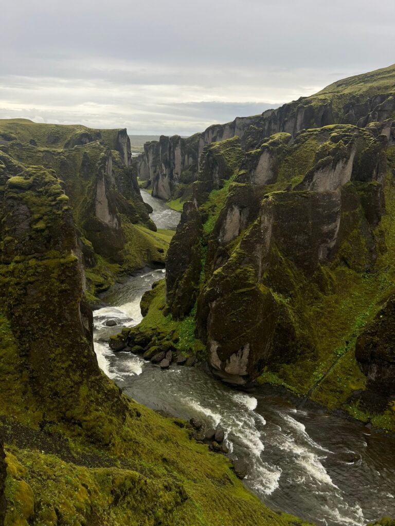 Schlucht in Island